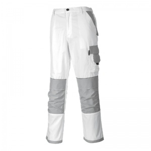 Portwest KS54 White Painters Pro Trousers